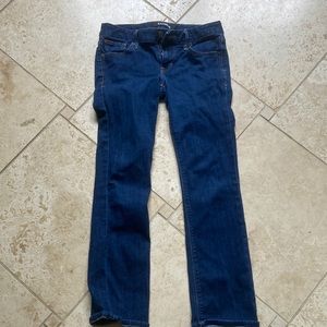 2S Express Stretch Barely Boot Low-Rise Dark Wash Jeans